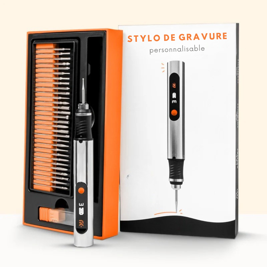 Personalisierbarer Gravurstift für verschiedene Oberflächen