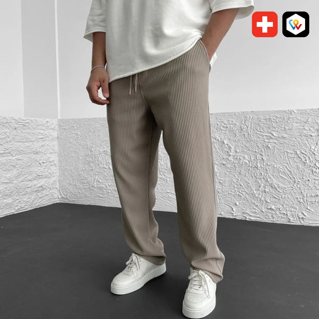 Lässige gerippte Hose für Männer