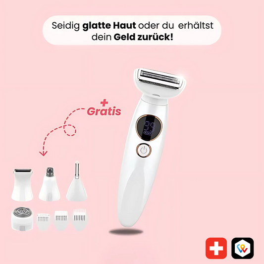 5-in-1 Haarentferner - Glatte Haut ohne Schnitte