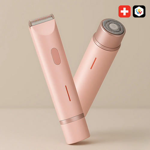Elektrischer 2-in-1-Rasierer Frau