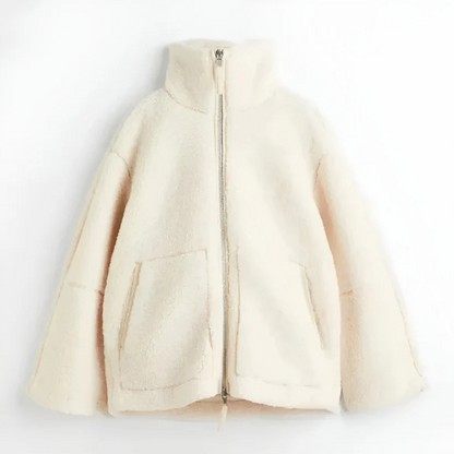 Weicher Teddy-Mantel Damen