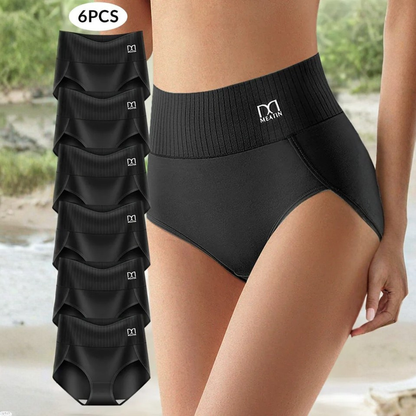 6er-Pack Damen-Taillenslips