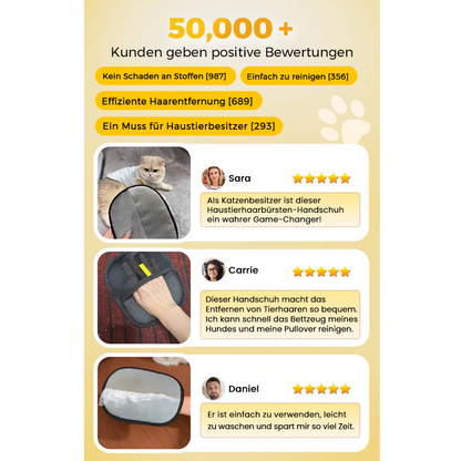 Fellentfernungs-Handschuh für Haustierhaare