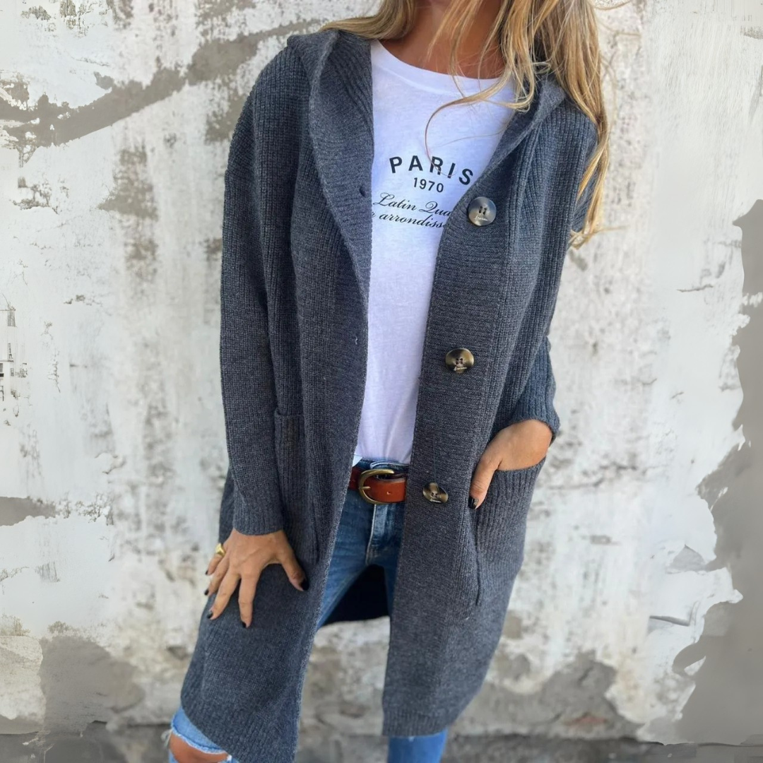 Langer Strickcardigan Damen