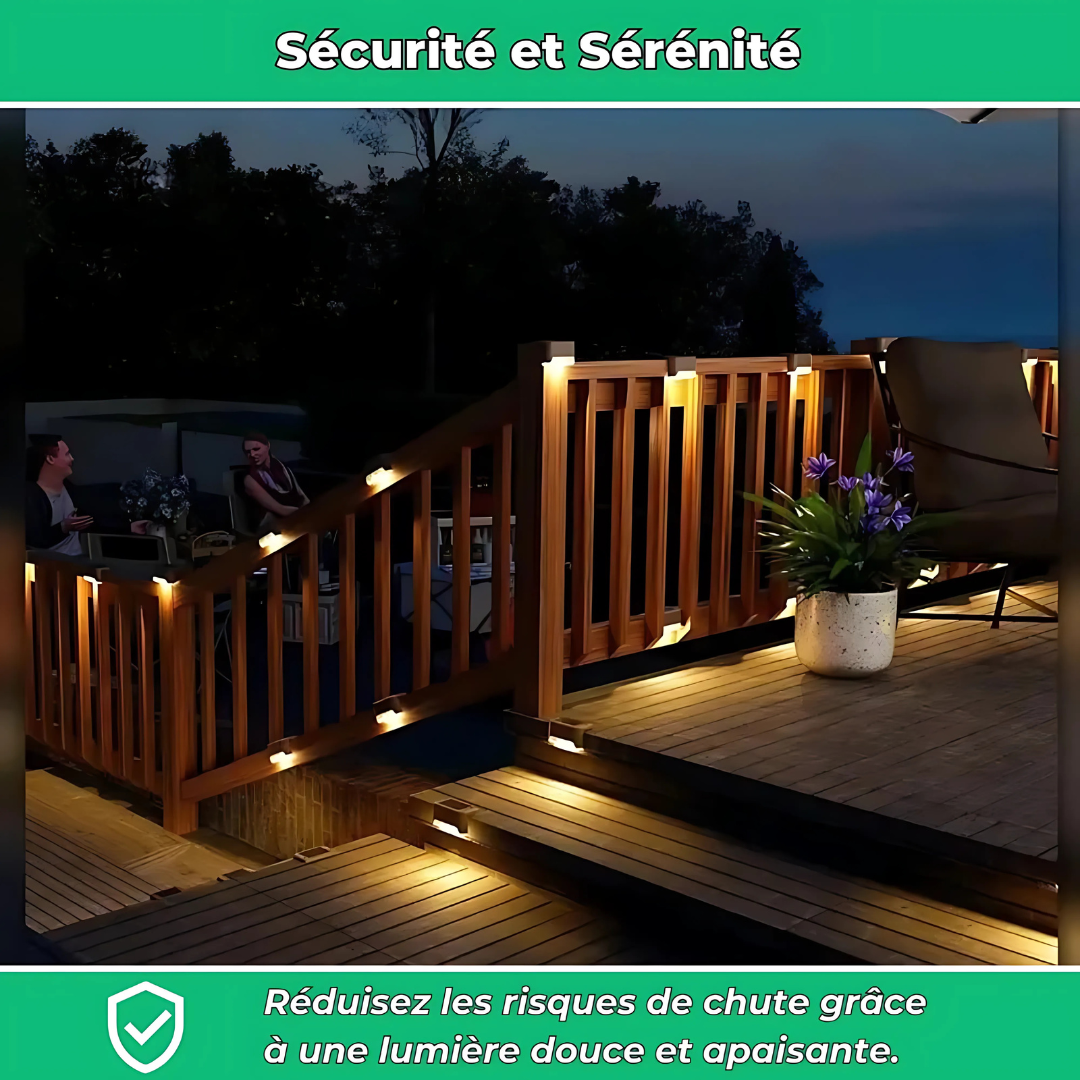 Solar-LED-Wandleuchten Wasserdicht