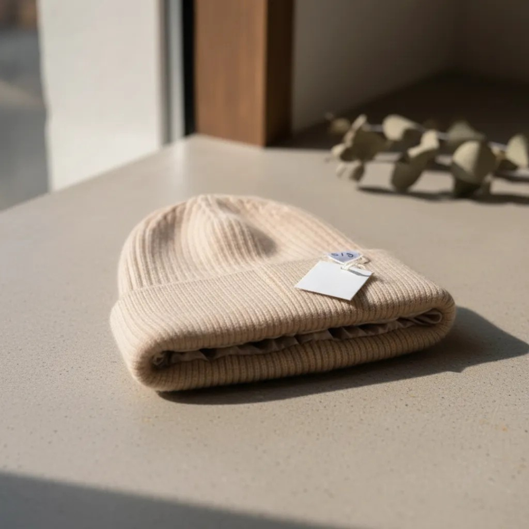 Thermobeanie aus Seide für den Winter