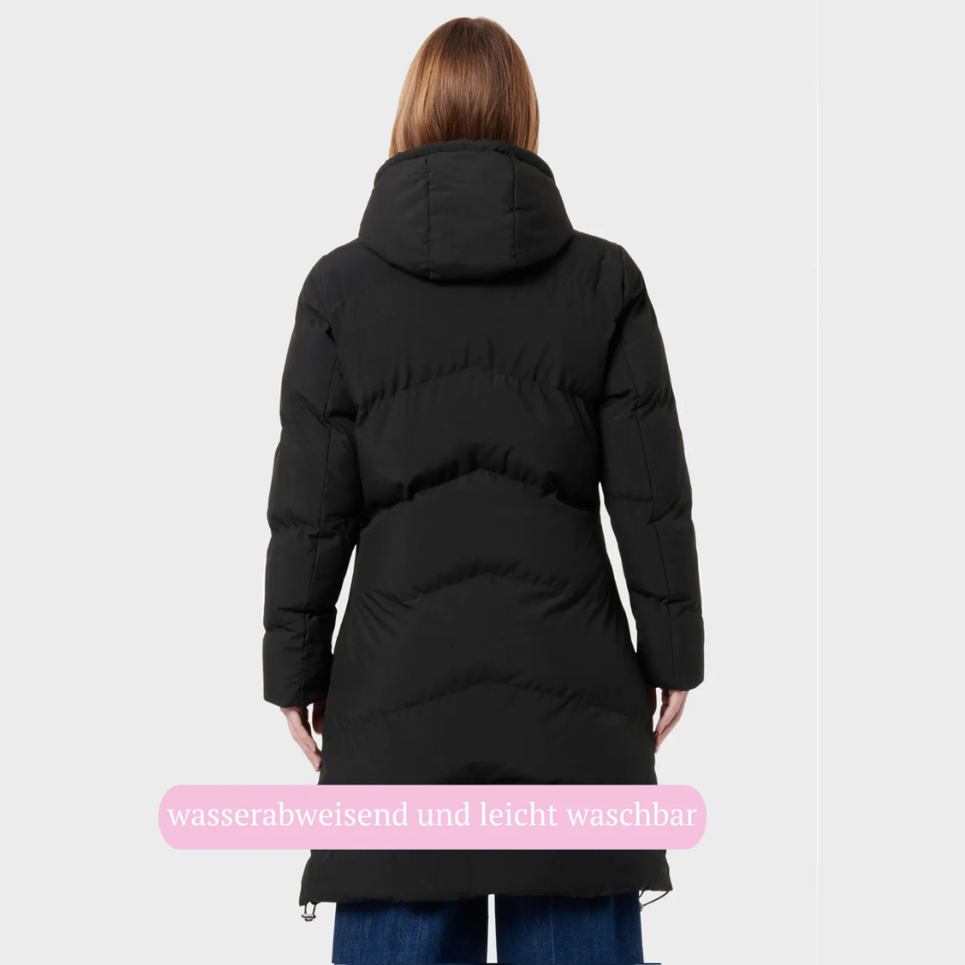 Lange beheizte Damenjacke