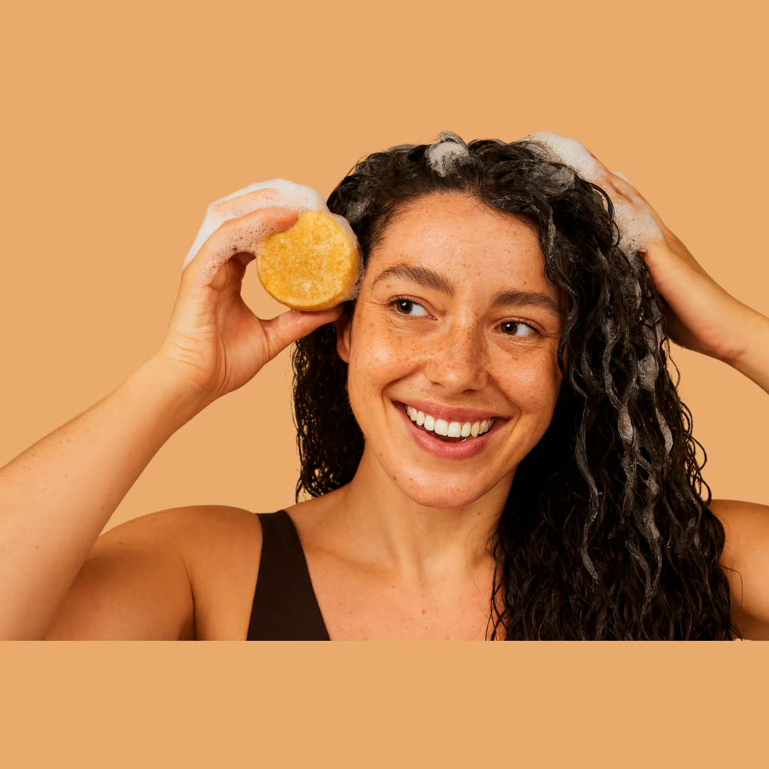 Festes Shampoo mit Ingwer