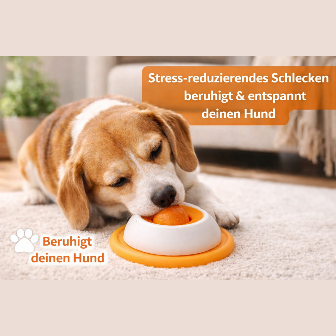 Beruhigende Leckenschale für Hunde und Katzen