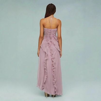 Fliederfarbenes Sommerkleid