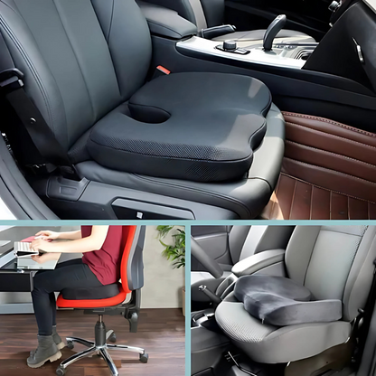 Ergonomisches Kissen mit Formgedächtnis für Sitz und Steißbein