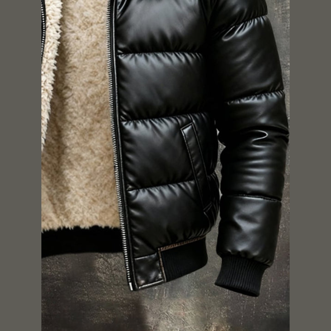 Warme und bequeme gefütterte Winterjacke für Herren