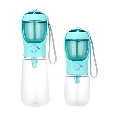 Reise-Trinkflasche Hund 2-in-1