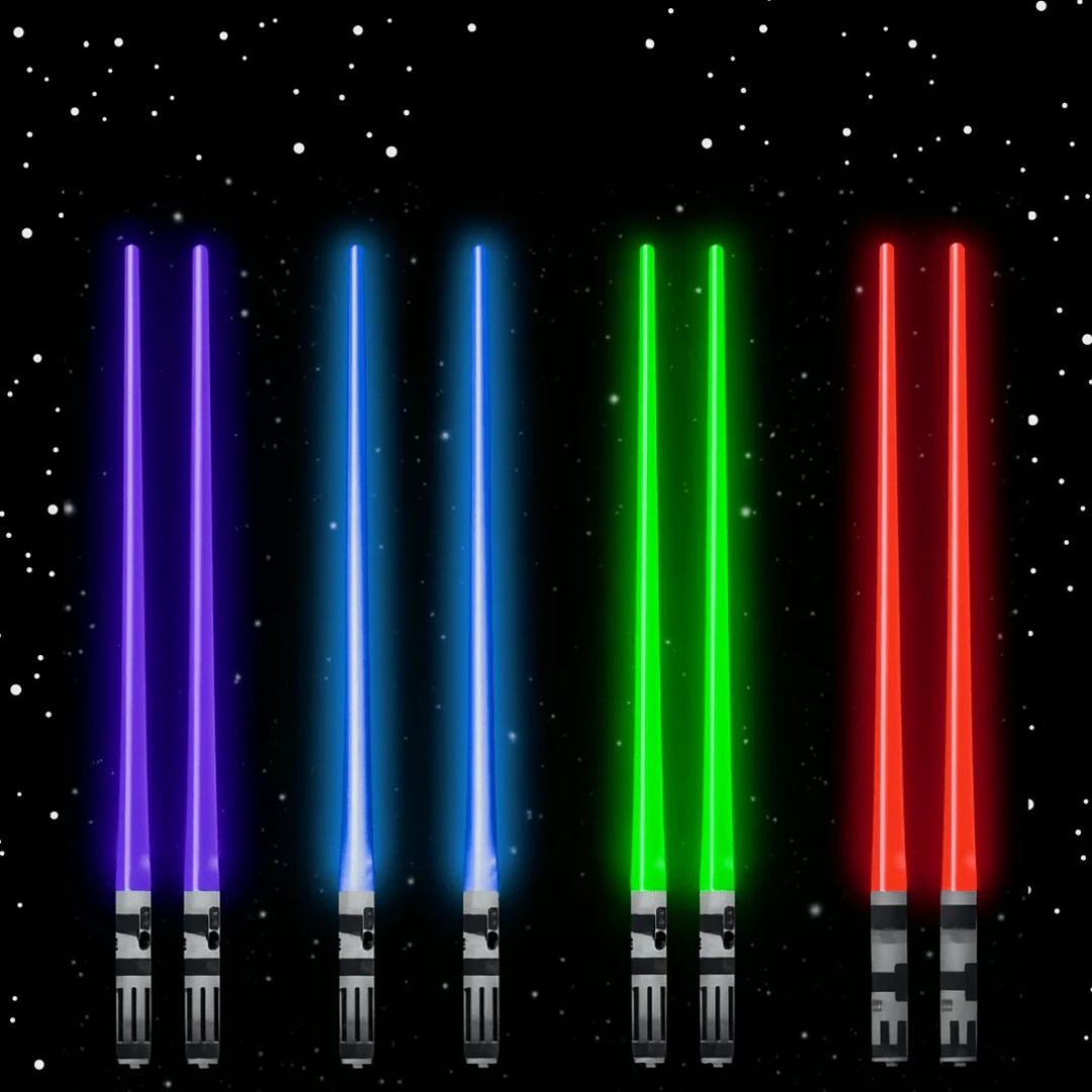 LED-Stäbchen für Sushi – Laserschwert-Edition