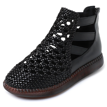 Bequeme Sandaletten aus echtem Leder