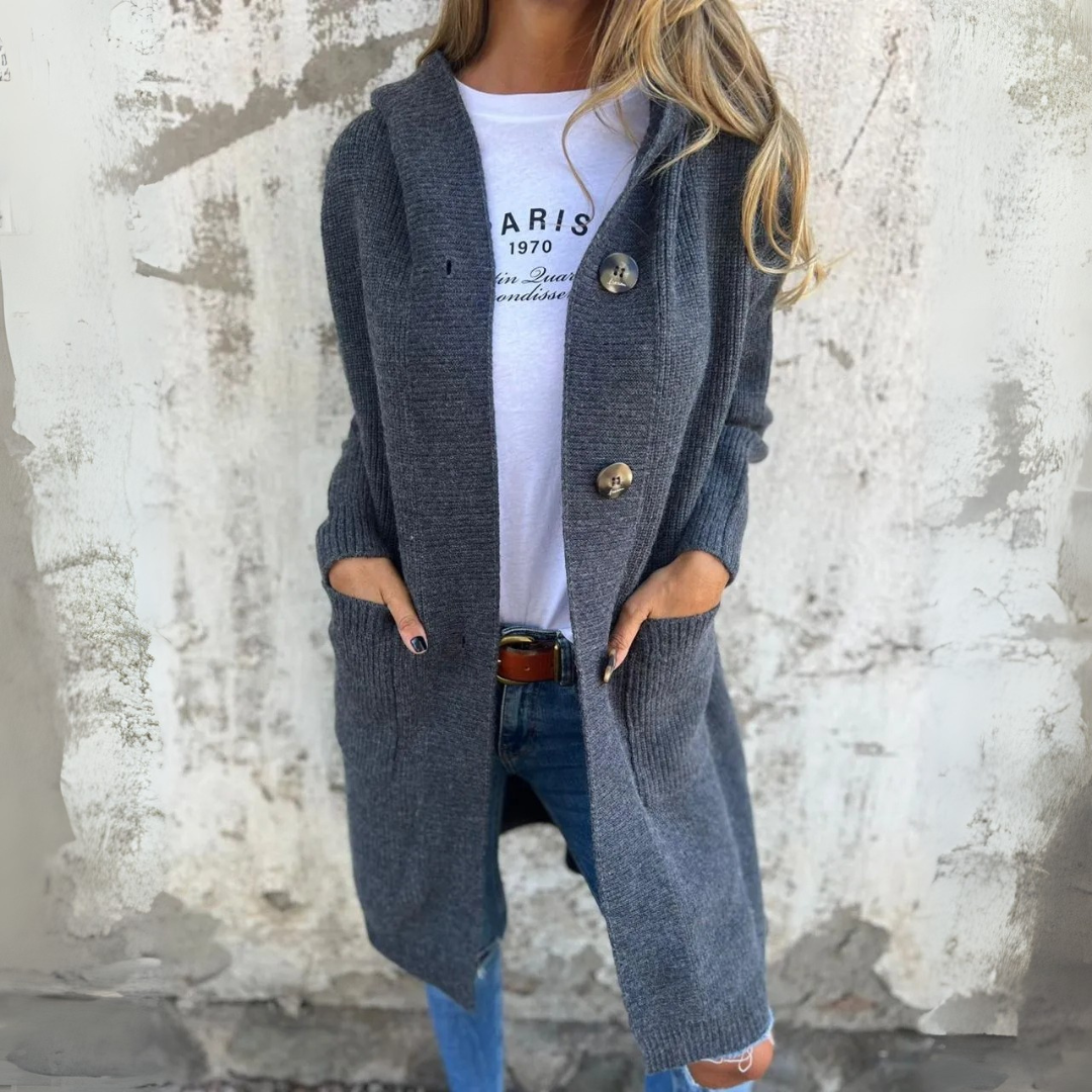 Langer Strickcardigan Damen