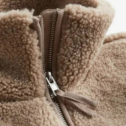 Weicher Teddy-Mantel Damen