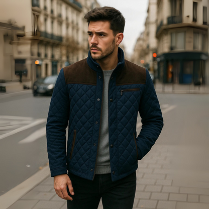 Elegante Herren-Steppjacke
