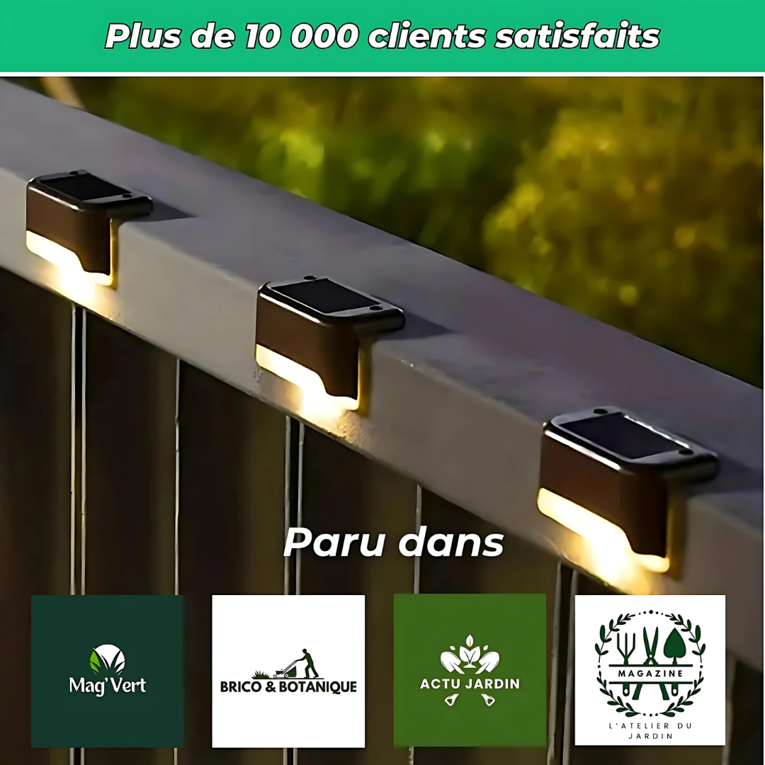 Solar-LED-Wandleuchten Wasserdicht