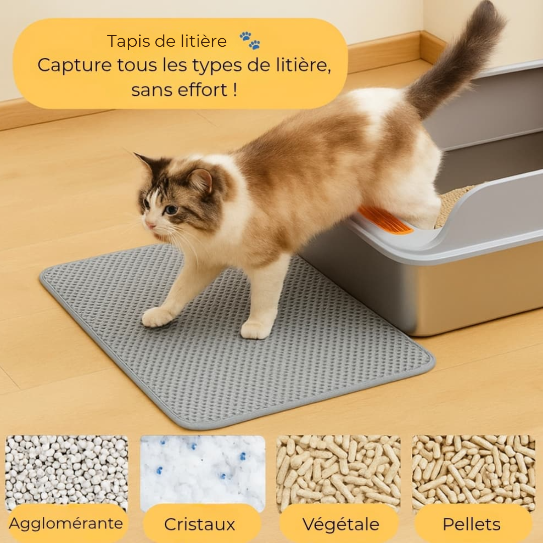 Zweilagige Katzenstreuunterlage