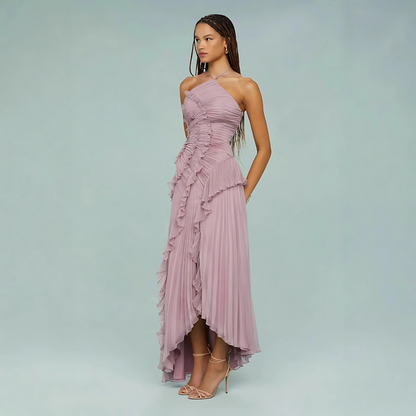 Fliederfarbenes Sommerkleid