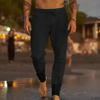 Strandhose aus Leinen