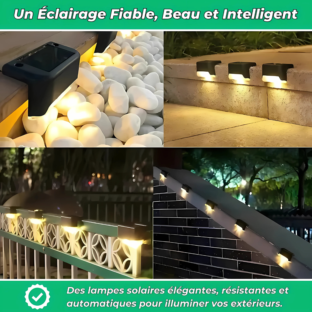 Solar-LED-Wandleuchten Wasserdicht