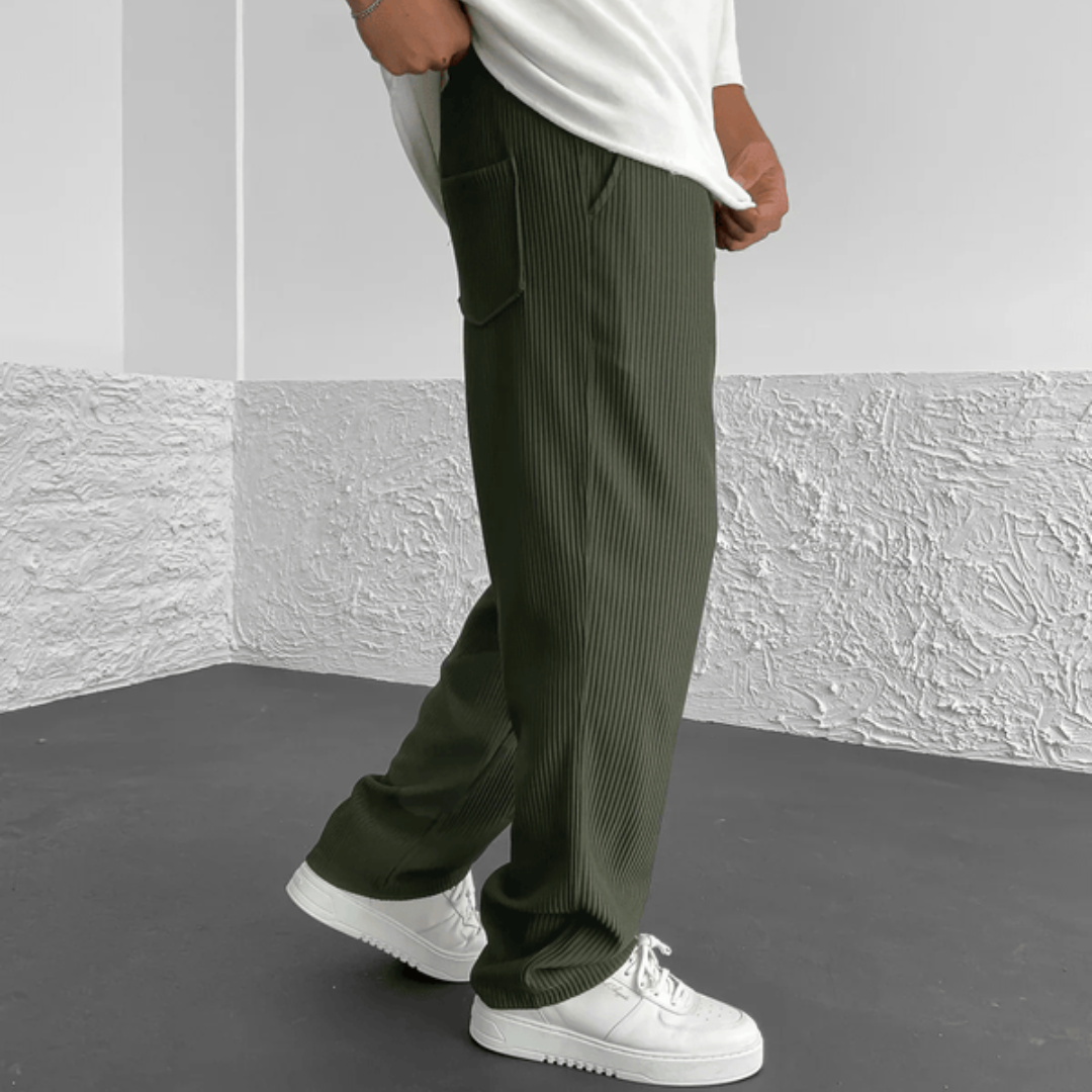 Lässige gerippte Hose für Männer