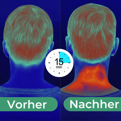 Schmerzlinderndes Gerät für Nacken und Schultern