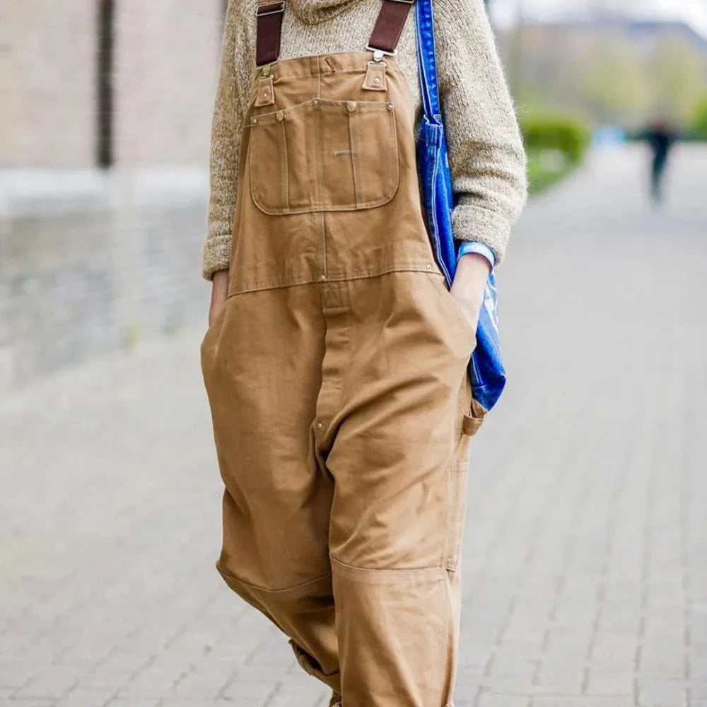 Unisex-Latzhose für die Gartenarbeit aus Leinen