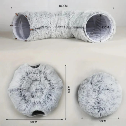 Gemütlicher Tunnel für Katzen – Für Momente der Ruhe und des Spielens