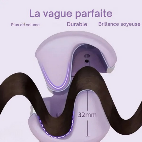 2-in-1-Welleneisen - Professioneller Haarglätter & Waver