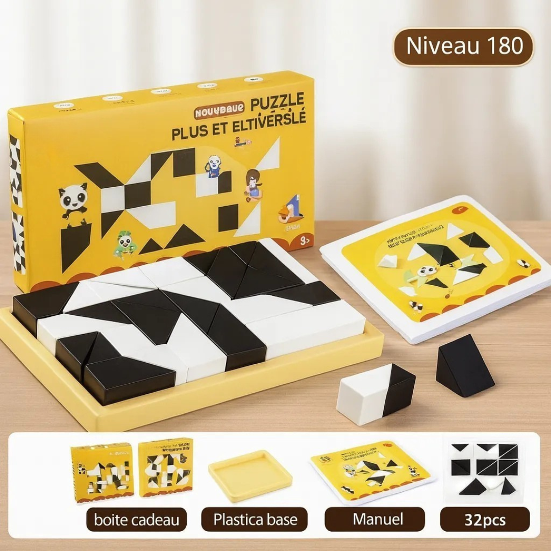 Mini Lernpuzzle aus Holz