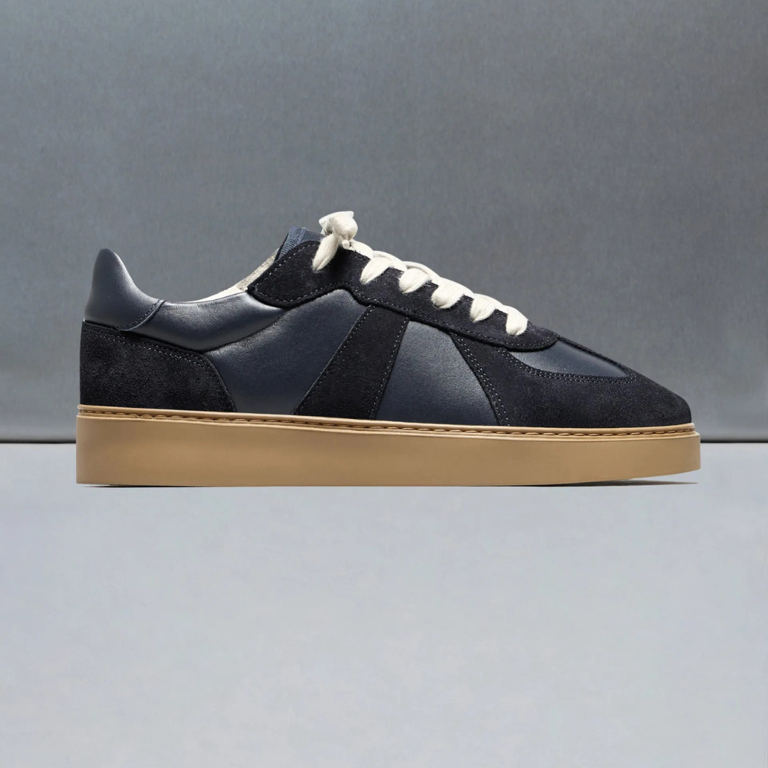 Unisex-Sneakers in Marineblau mit Gummisohle