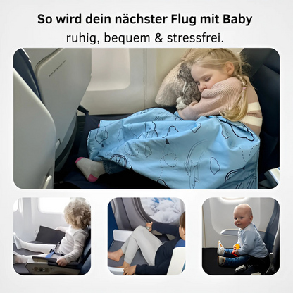 Tragbare Kinder-Fußstütze fürs Flugzeug