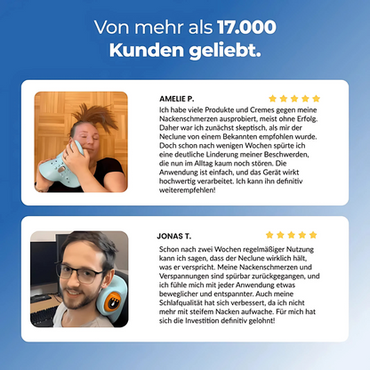 Ergonomischer 4-in-1 Nacken- und Rückenmassager