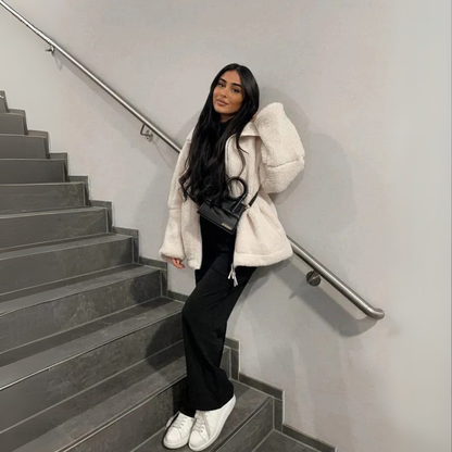 Kuschelige Damen-Winterjacke