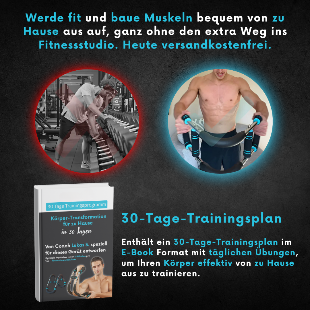 Krafttrainingsstange mit einstellbarem Widerstand