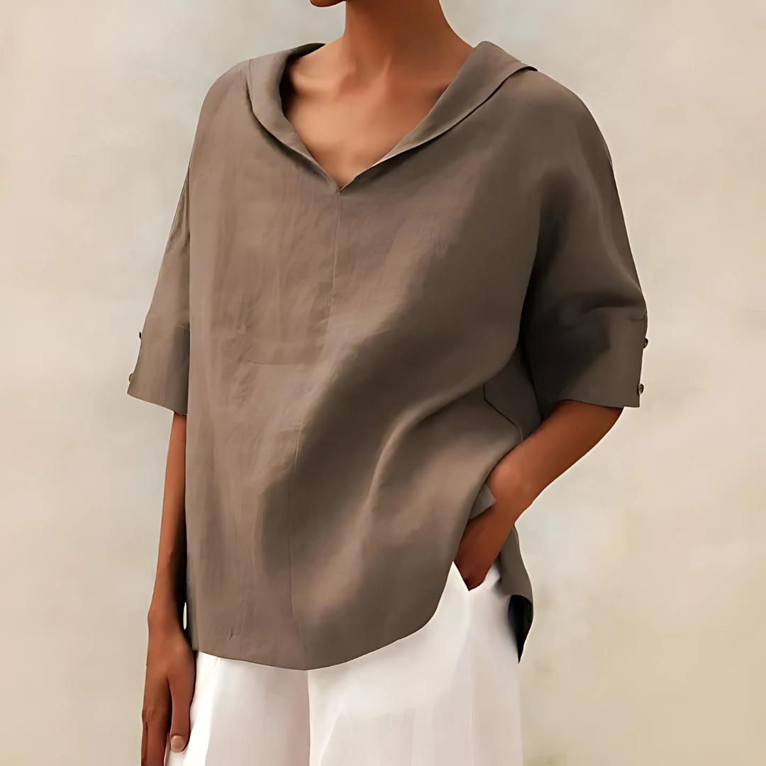 Leichte Bluse aus Leinen