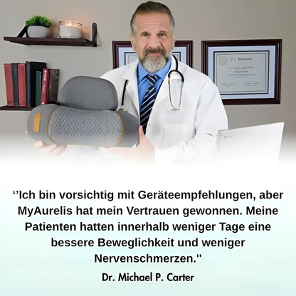 Ergonomisches Nackenkissen mit Wärmefunktion