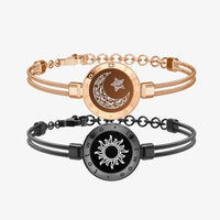 Smart Vibration Armband (Schwarz+Roségold)