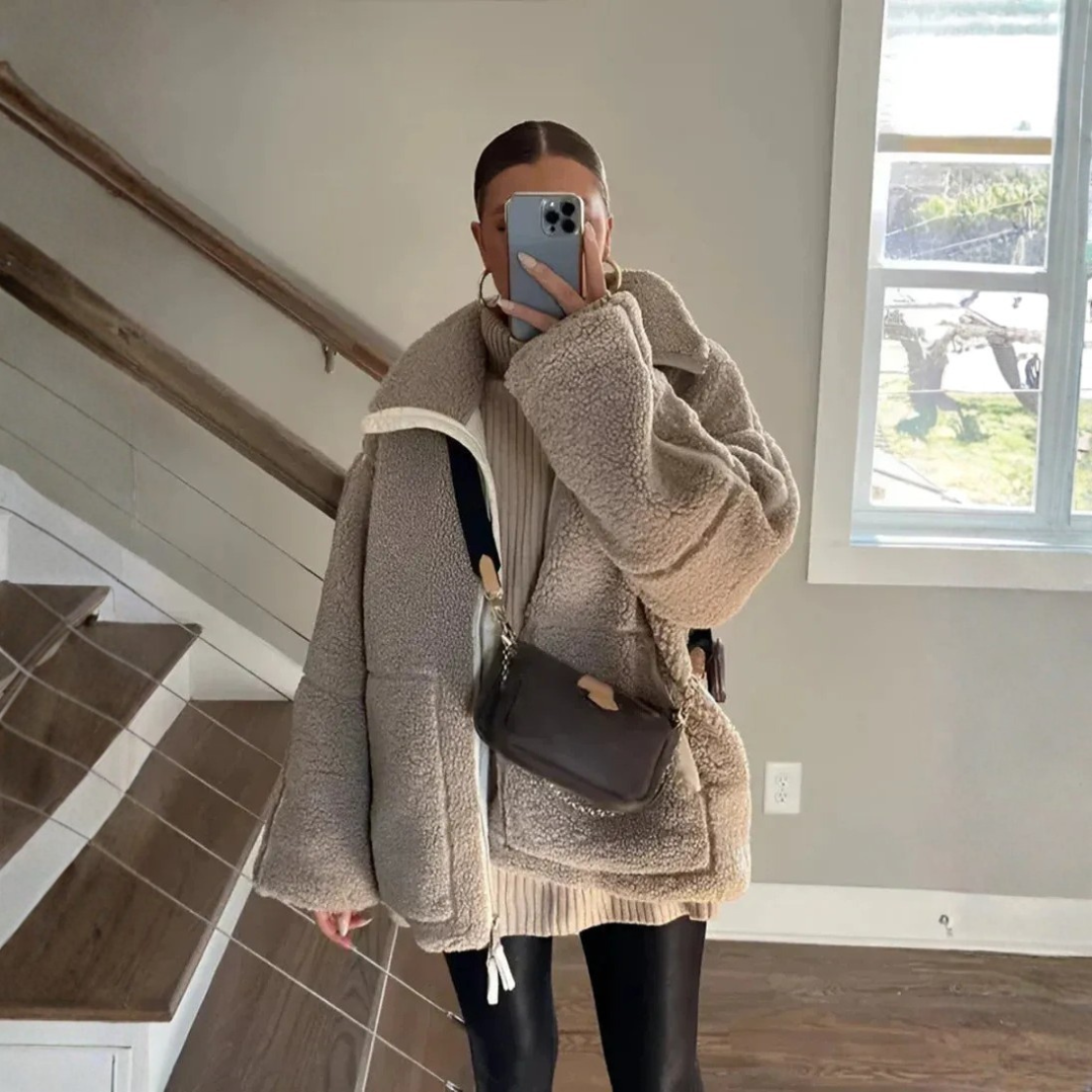 Kuschelige Damen-Winterjacke