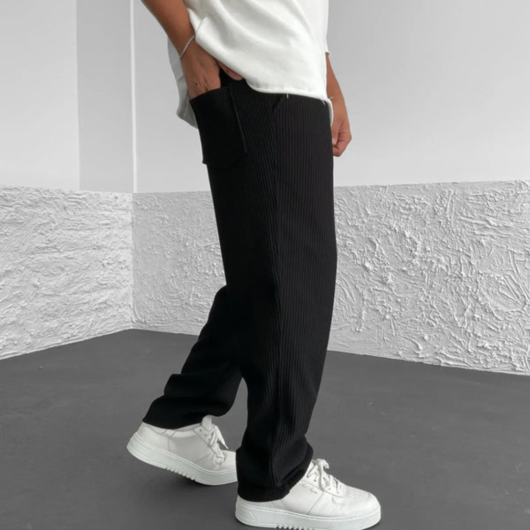 Lässige gerippte Hose für Männer