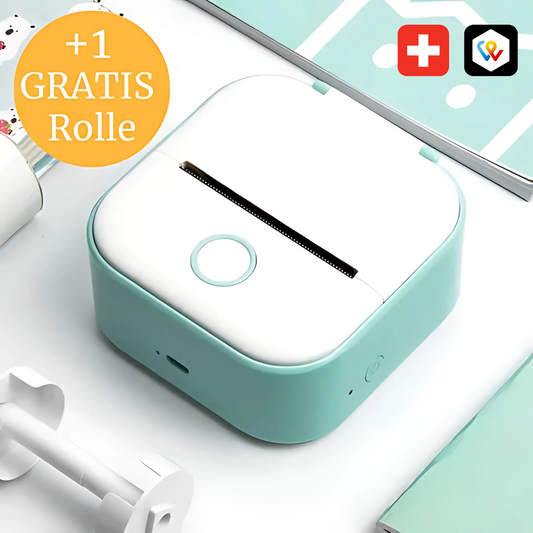 Tragbarer Mini-Thermodrucker für Notizen und Etiketten