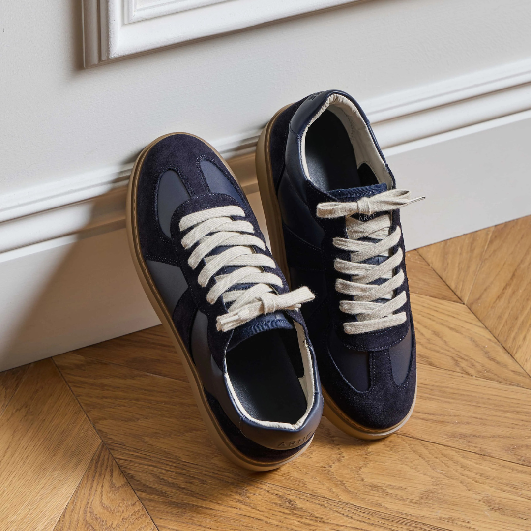 Unisex-Sneakers in Marineblau mit Gummisohle