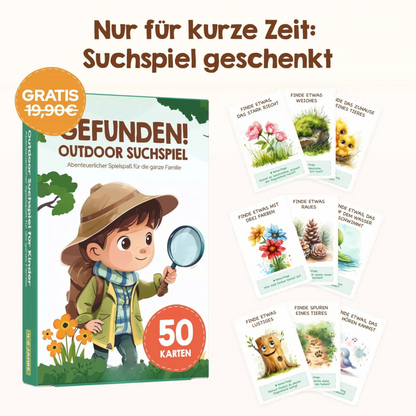 Abenteuer-Mikroskop für Kinder mit Lernkarten