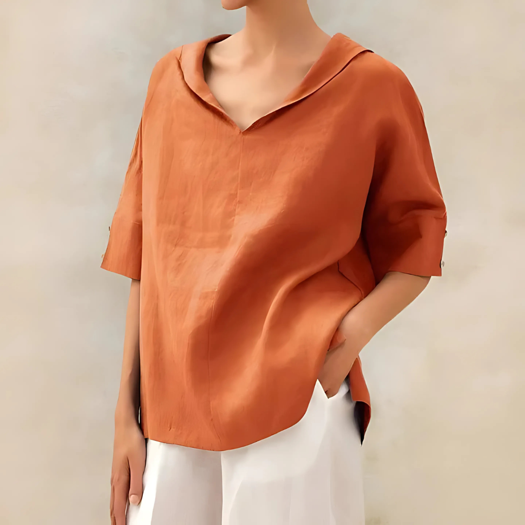 Leichte Bluse aus Leinen