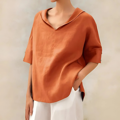 Leichte Bluse aus Leinen