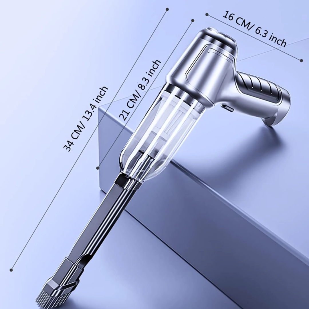 Kompakter, wiederaufladbarer Akku-Staubsauger für das Auto