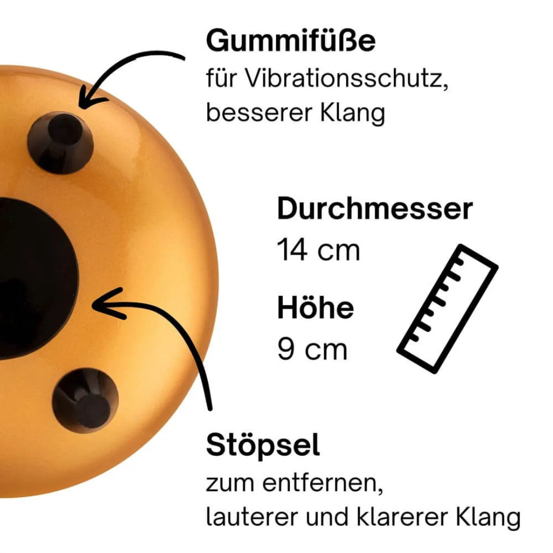 Zungentrommel aus Stahl - Handgefertigt in C-Dur